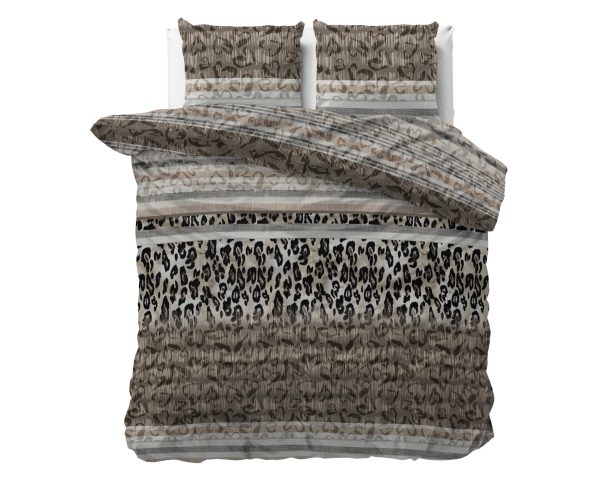 Sleeptime Tiger leopard Taupe 200 x 220 cm - Afbeelding 5