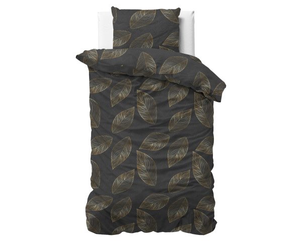 Sleeptime Golden leaf Antraciet 140 x 220 cm - Afbeelding 5