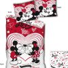 Disney Minnie Mouse Dekbedovertrek Love You- 240 x 200 cm - Polyester - Afbeelding 2