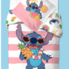 Lilo en Stitch dekbedovertrek Roze Stripes 140 x 200 cm - 60 x 70cm - katoen - Afbeelding 3