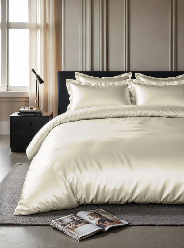 Sleeptime Glossy Creme 200 x 220 cm - Afbeelding 3
