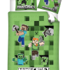 Minecraft Dekbedovertrek 140 x 200 cm - polykatoen - Afbeelding 2