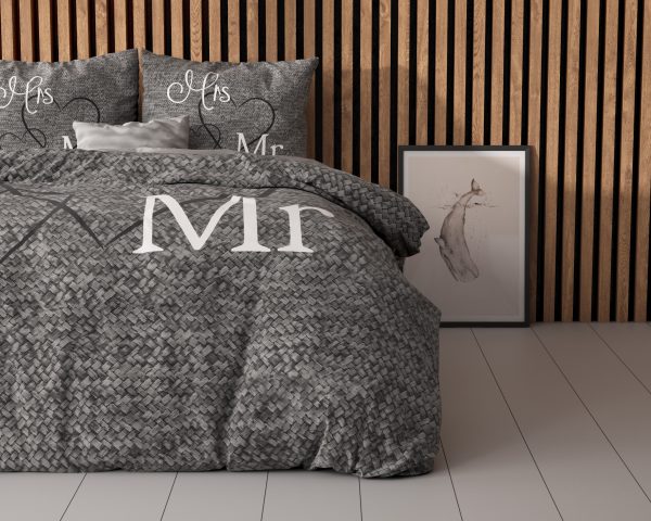 Sleeptime Mr and Mrs 3 Antraciet 135 x 200/220 cm - Afbeelding 3