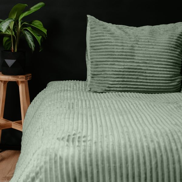Sleeptime Rib Teddy Groen 140 x 200/220 cm - Afbeelding 5