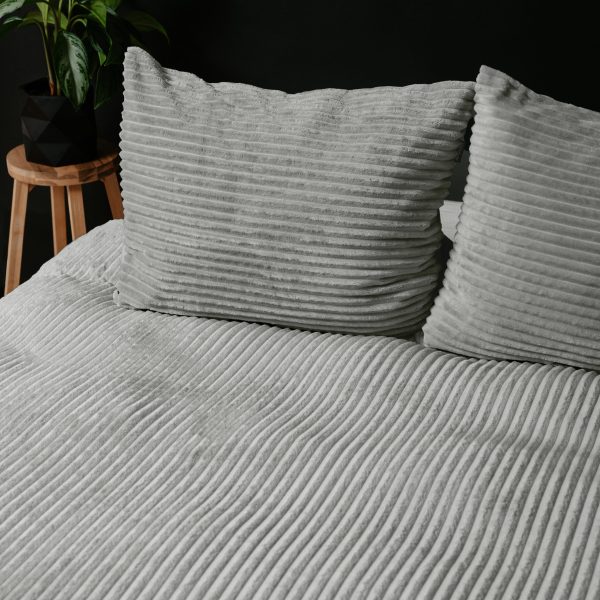 Sleeptime Rib Teddy Grijs 200 x 200/220 cm - Afbeelding 4