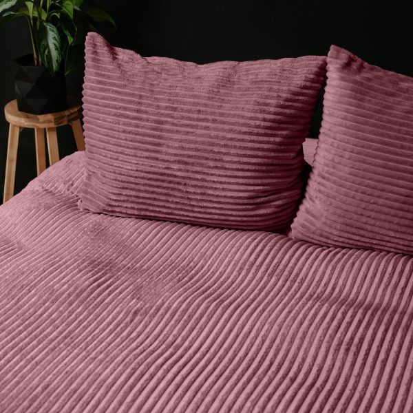 Sleeptime Rib Teddy Oud Roze 140 x 200/220 cm - Afbeelding 4