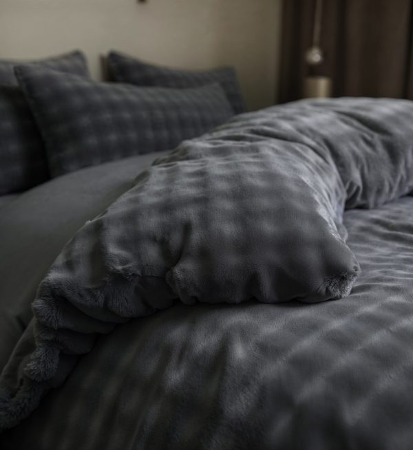 Sleeptime Pom Pom Antraciet 140 x 220 cm - Afbeelding 3