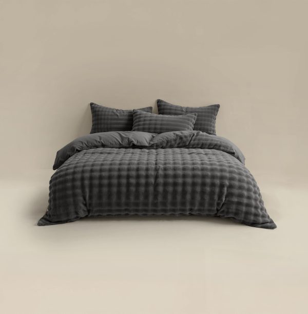 Sleeptime Pom Pom Antraciet 240 x 220 cm - Afbeelding 5