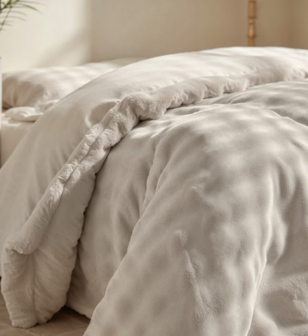 Sleeptime Pom Pom Beige 140 x 220 cm - Afbeelding 2