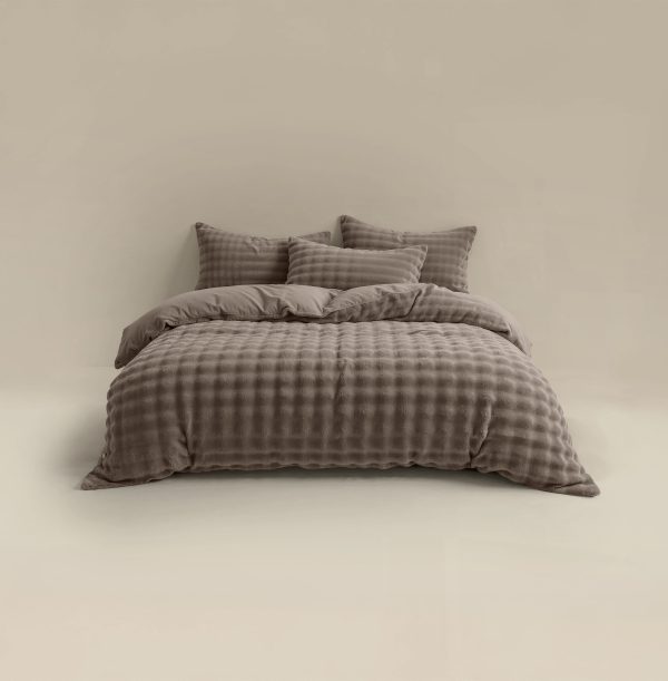 Sleeptime Pom Pom Taupe 240 x 220 cm - Afbeelding 5