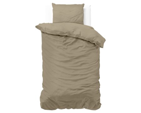 Zensation Satin Point Taupe 140 x 220 cm