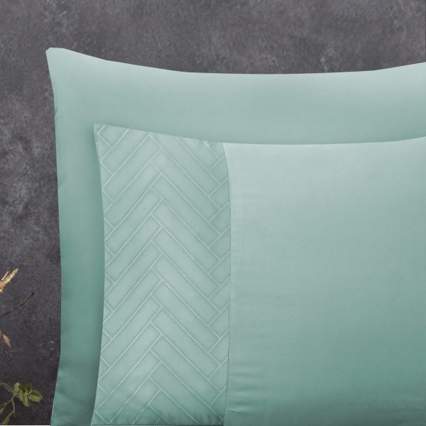Sleeptime Valencia Mint groen 200 x 220 cm - Afbeelding 2
