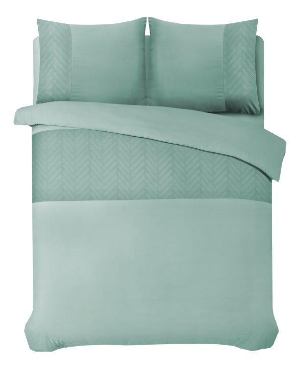 Sleeptime Valencia Mint groen 200 x 220 cm - Afbeelding 4