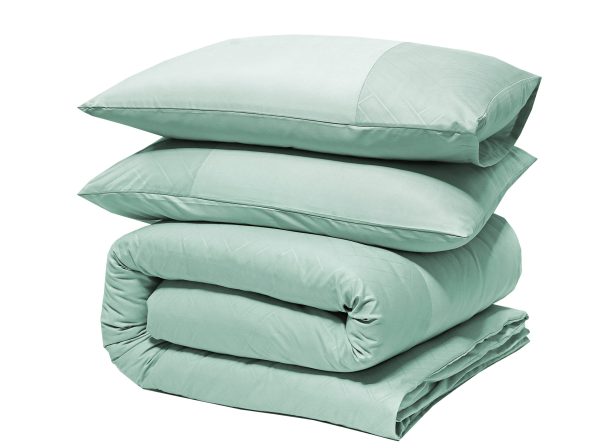 Sleeptime Valencia Mint groen 200 x 220 cm - Afbeelding 5