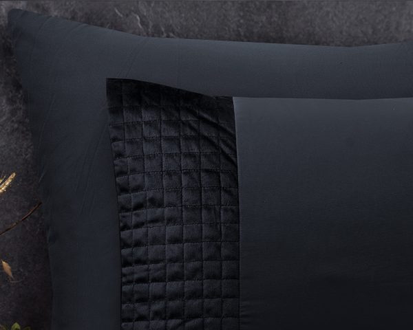 Sleeptime Velvet Band Zwart 140 x 220 cm - Afbeelding 5