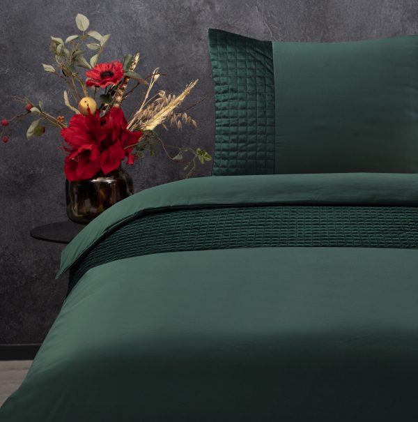 Sleeptime Velvet Band Groen 200 x 220 cm - Afbeelding 4