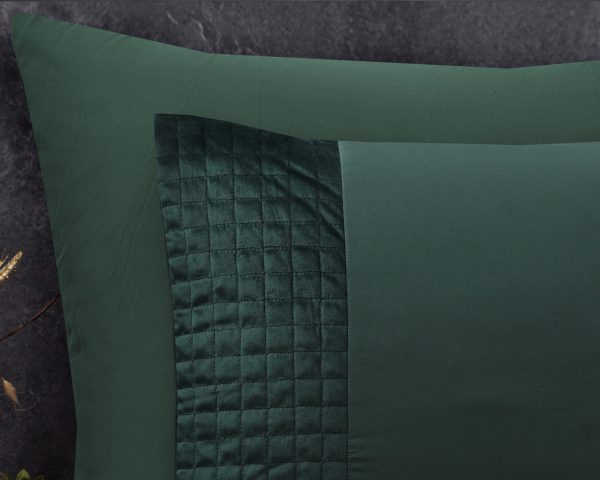 Sleeptime Velvet Band Groen 200 x 220 cm - Afbeelding 5
