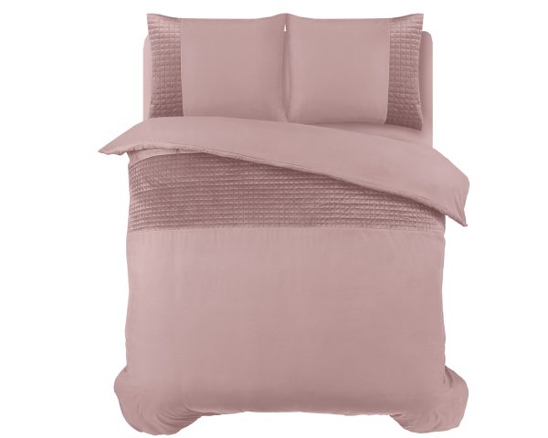 Sleeptime Velvet Band Roze 240 x 220 cm - Afbeelding 2