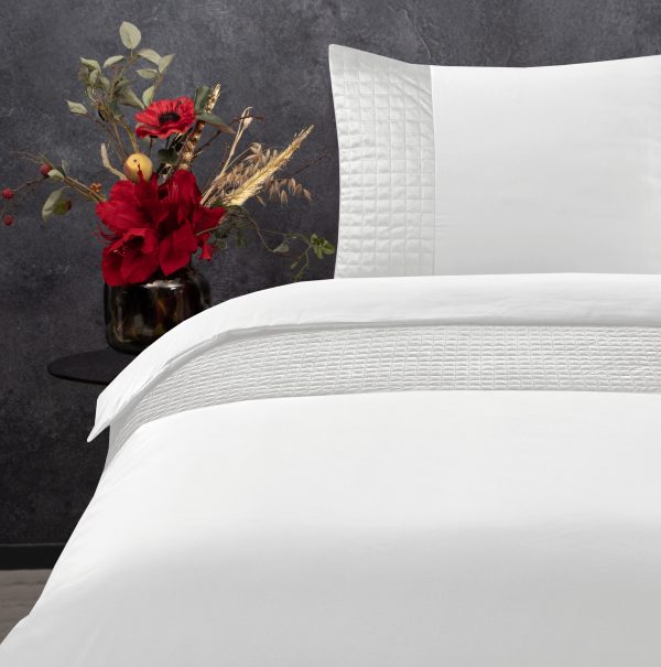 Sleeptime Velvet Band Wit 140 x 220 cm - Afbeelding 4
