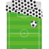 Voetbal Dekbedovertrek veld - Eenpersoons - 140 x 200 cm - Groen - Afbeelding 3