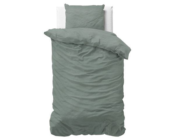 Dreamhouse Stone washed Groen 140 x 200/220 cm - Afbeelding 2
