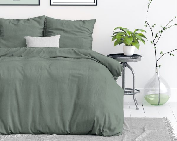 Dreamhouse Stone washed Groen 200 x 200/220 cm - Afbeelding 2