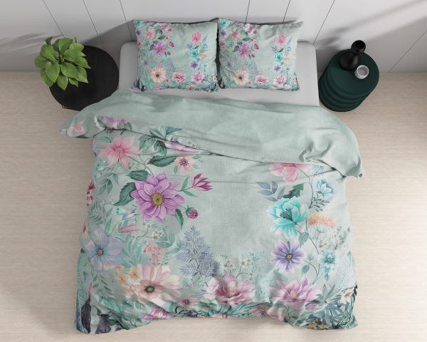 Dreamhouse Flore Blauw 200 x 200/220 cm - Afbeelding 5