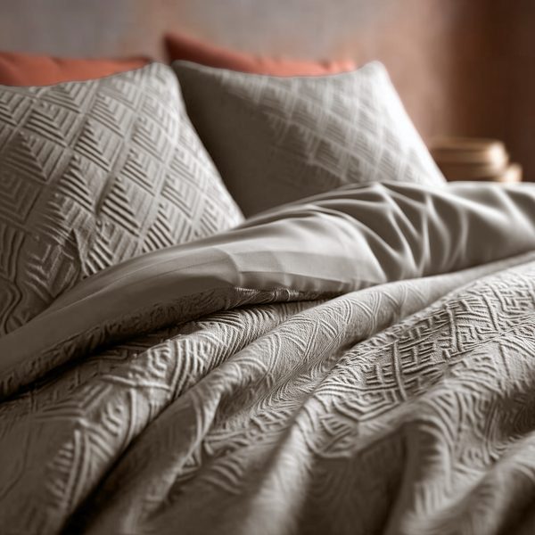 Sleeptime Milano 3D Taupe/Grijs 200 x 200/220 cm - Afbeelding 3