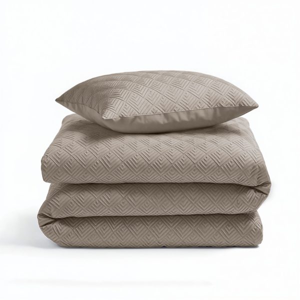 Sleeptime Milano 3D Taupe/Grijs 200 x 200/220 cm - Afbeelding 4
