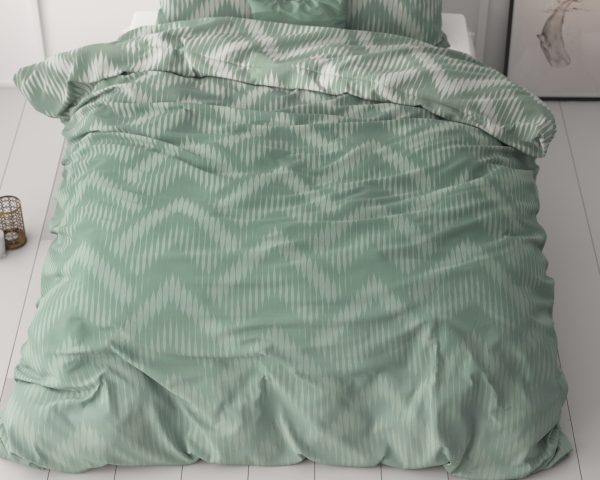 Sleeptime Wavey Shades Groen 200 x 200/220 cm - Afbeelding 5