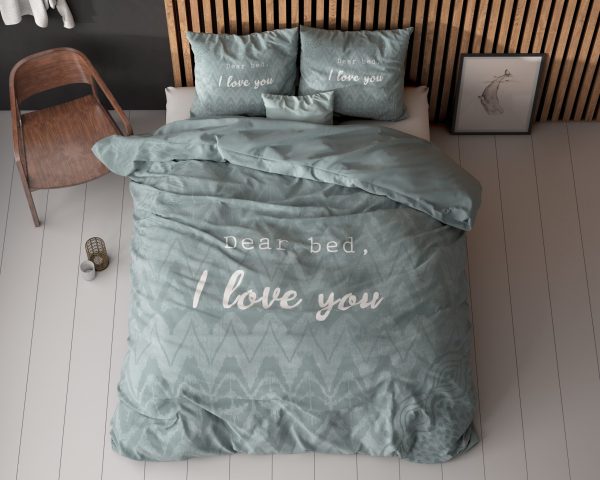 Sleeptime I Love Bed Groen 140 x 200/220 cm - Afbeelding 2