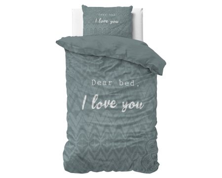 Sleeptime I Love Bed Groen 140 x 200/220 cm