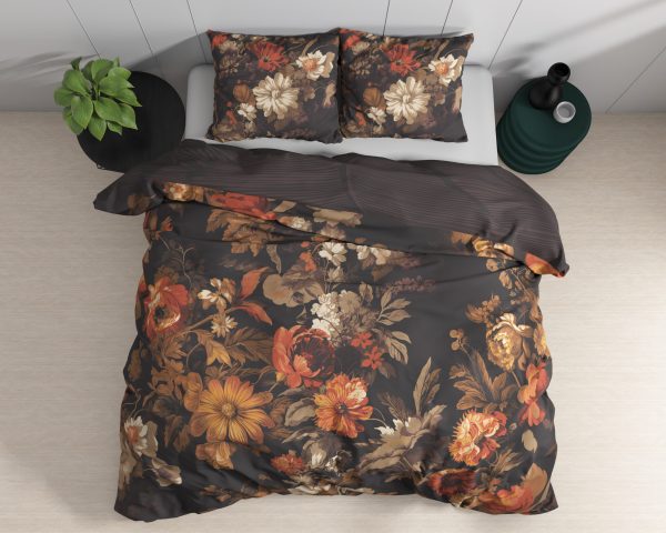 Dreamhouse Art flowers Bruin 200 X 200/220 cm - Afbeelding 2