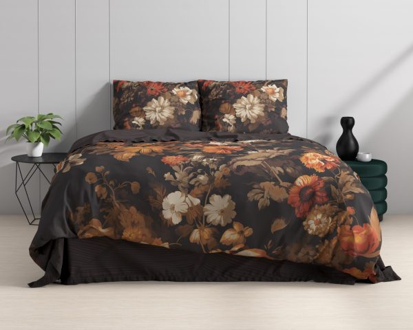 Dreamhouse Art flowers Bruin 200 X 200/220 cm - Afbeelding 5