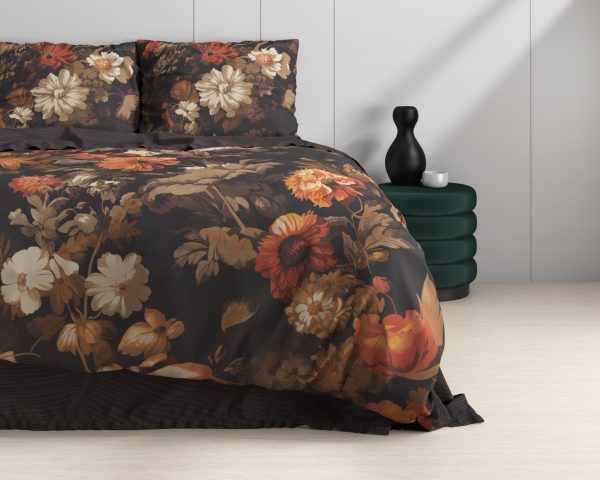 Dreamhouse Art flowers Bruin 200 X 200/220 cm - Afbeelding 4