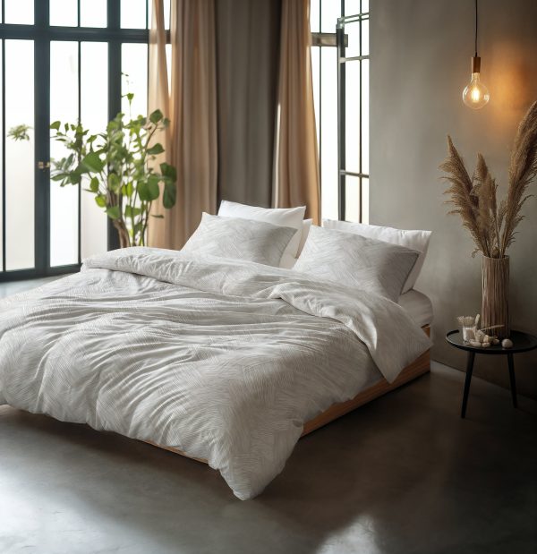 Sleeptime Rattan Zilvergrijs 200 x 200/220 cm - Afbeelding 2