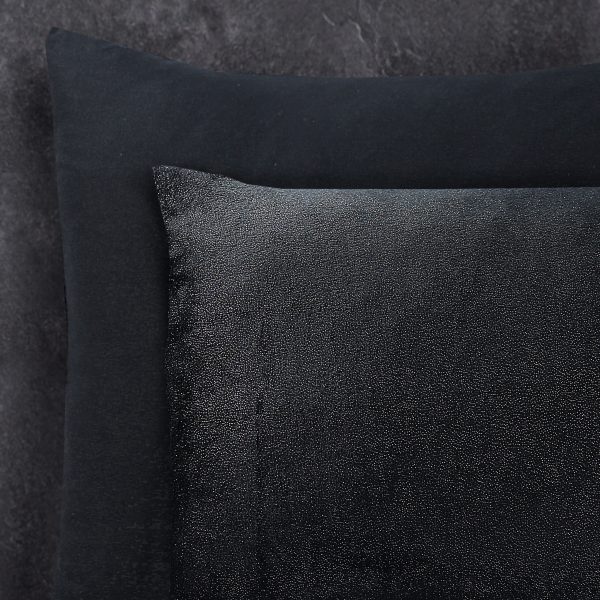 Sleeptime Glamour Flanel Deco Foil Zwart 200 x 200/220 cm - Afbeelding 4