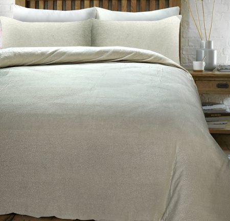 Sleeptime Glamour Flanel Deco Foil Creme 140 x 200/220 cm