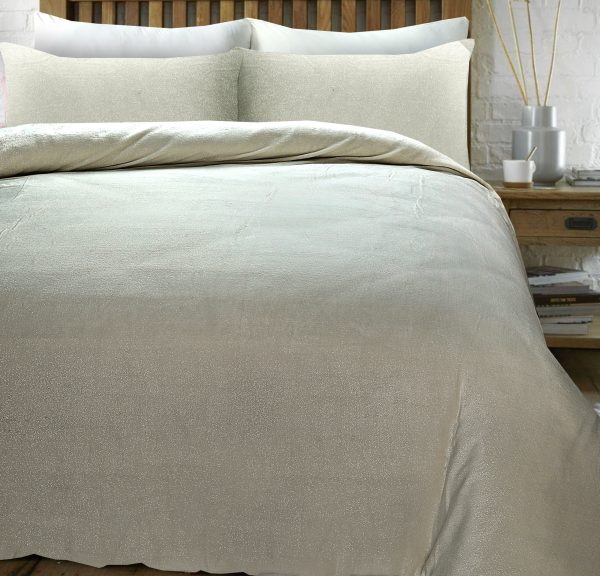 Sleeptime Glamour Flanel Deco Foil Creme 240 x 200/220 cm
