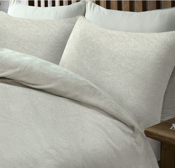 Sleeptime Glamour Flanel Deco Foil Creme 240 x 200/220 cm - Afbeelding 3