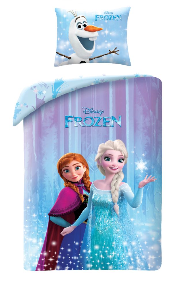 Disney Frozen Dekbedovertrek sisters  - 140 x 200 cm - Katoen - 70 x 90 cm - Afbeelding 2