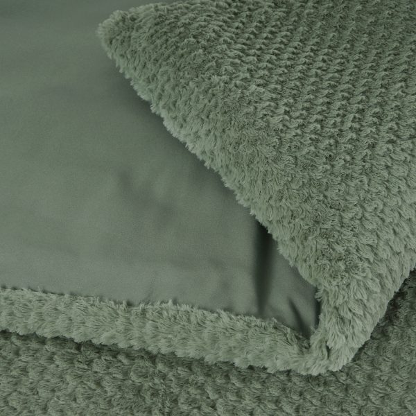 Sleeptime Fur Teddy Groen 200 x 200/220 cm - Afbeelding 3