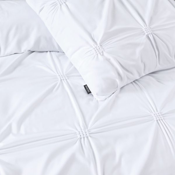 Sleeptime Punch pintuck Wit 140 x 200/220 cm - Afbeelding 4