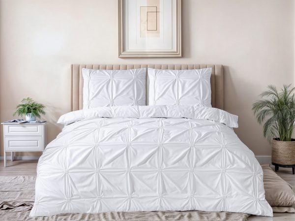 Sleeptime Punch pintuck Wit 200 x 200/220 cm - Afbeelding 2