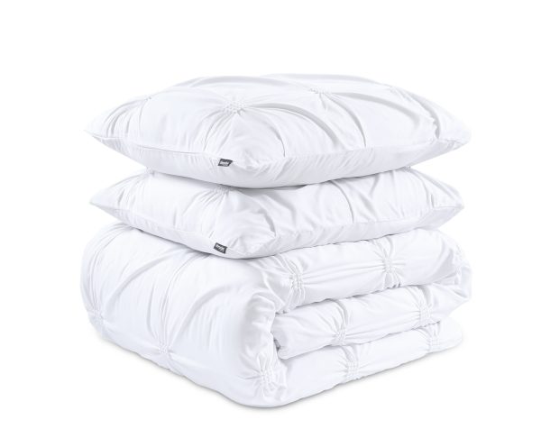 Sleeptime Punch pintuck Wit 200 x 200/220 cm - Afbeelding 5