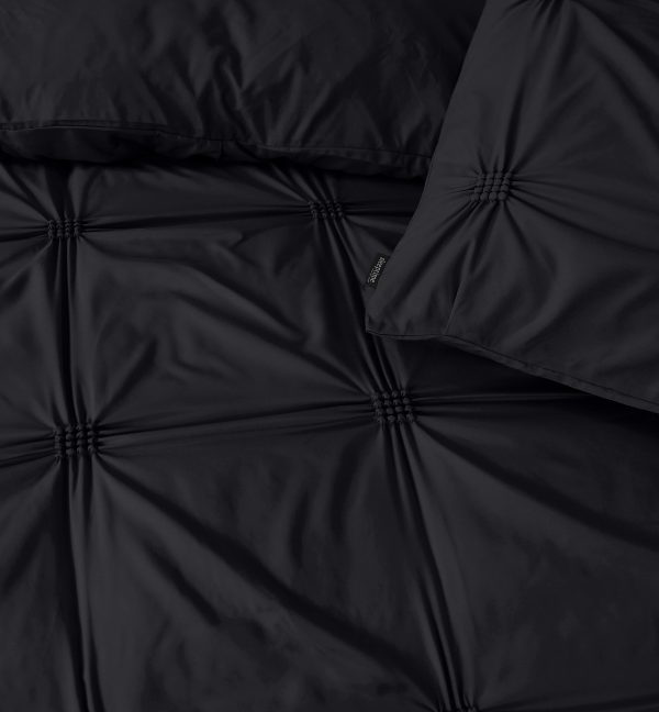 Sleeptime Punch Pintuck Zwart 200 x 200/220 cm - Afbeelding 4