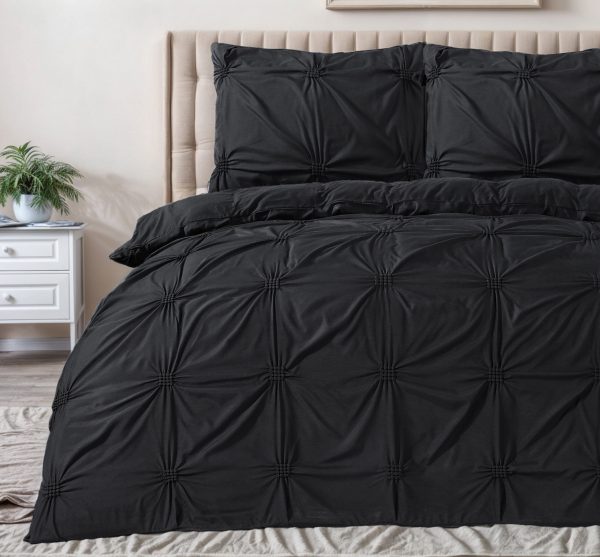 Sleeptime Punch Pintuck Zwart 240 x 200/220 cm - Afbeelding 3