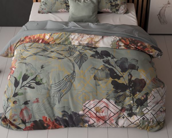 Sleeptime Triangle Nature Groen 140 x 200/220 cm - Afbeelding 5