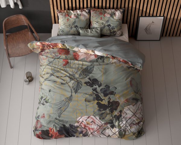 Sleeptime Triangle Nature Groen 200 x 200/220 cm - Afbeelding 3