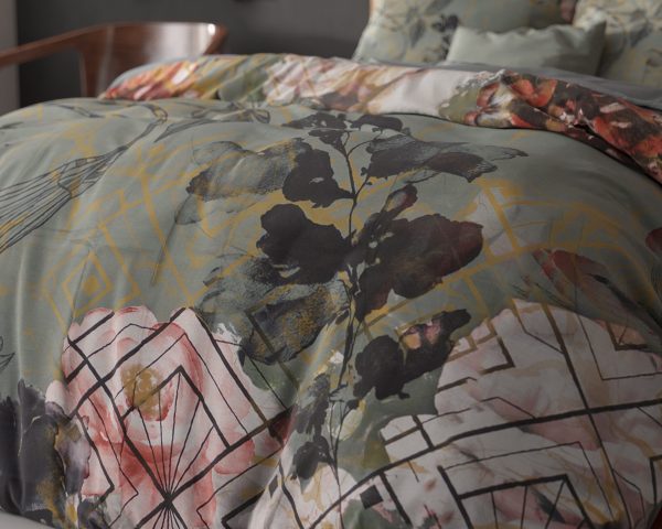 Sleeptime Triangle Nature Groen 200 x 200/220 cm - Afbeelding 5